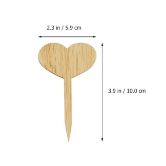 30 Uds. Etiquetas de plantas de madera, etiquetas grabables de doble cara de tamaño pequeño para decoración de jardín, novedosos carteles para macetas de jardinería