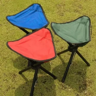 Silla plegable portátil para exteriores, taburete plegable de 3 patas, taburete de jardín, sillas para Picnic, pesca, silla de viaje, accesorios de ocio