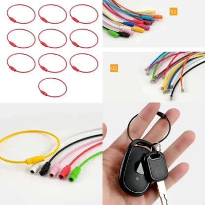 10 piezas llave bloqueo tornillo Anillos llave fabricando suministros metal artesanal