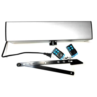 Abridor de puerta batiente eléctrico de uso interior, operador de puerta automático de 100KG para puerta de oficina de almacén de hospital