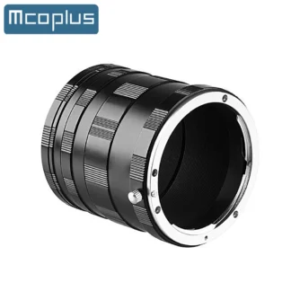 Mcoplus Anillo de tubo de extensión Macro Manual de Metal para Canon 760D 700D 90D 80D 70D 5D 6D 7D 1300D Rebel T6 T7 T5 T8i T7i T6i T6s T5i
