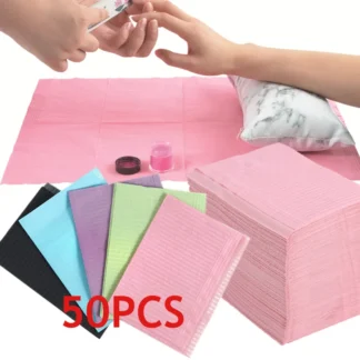 Tapete de mesa desechable para decoración de uñas, almohadilla limpia para tatuajes, manteles impermeables, herramientas de manicura, accesorios para tatuajes, 20/50 Uds.
