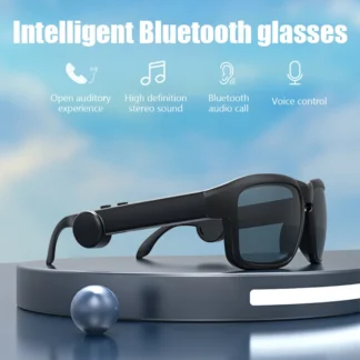 Gafas Bluetooth originales para deportes de conducción, gafas de sol Bluetooth, auriculares inalámbricos con gancho para la oreja, auriculares inalámbricos