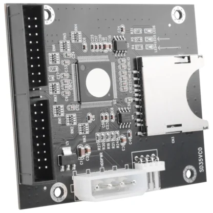 Tarjeta X62A_SD SDHC SDXC MMC a adaptador macho IDE de 40 pines y 3,5 pulgadas