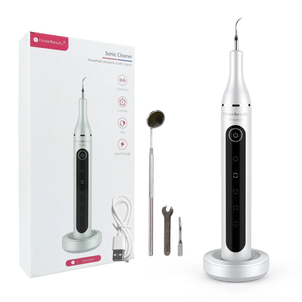 Dental escarificador ultrasónico eléctrico, limpiador de dientes, eliminación de cálculo Dental, eliminador de manchas, blanqueador de dientes, higiene bucal