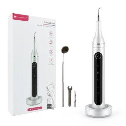 Dental escarificador ultrasónico eléctrico, limpiador de dientes, eliminación de cálculo Dental, eliminador de manchas, blanqueador de dientes, higiene bucal