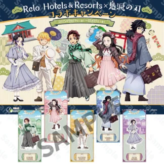 Demon Slayer: Infinity Castle 2025 Relo Hotels&resorts Ver. ACG Stand Giyu Figura Adornos de escritorio Shinobu Standing Palte Toy Gifs