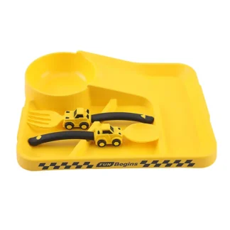 Plato de alimentación para niños, juego de platos para cosas de bebé, plato de ventosa, vajilla estética, platos, utensilios, Kit de cena