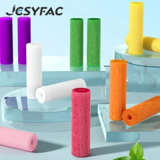 Palo Dental con sabor a fruta, alineador de mordida de ortodoncia, Chewies, palo de dientes de silicona, diseño de patrón de árbol para morder, alineador para masticar dientes, 10 Uds.