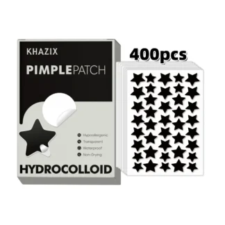 400 pegatinas para el acné de Estrella Negra, pegatinas para el acné súper finas e impermeables, suaves y no irritantes, súper geniales