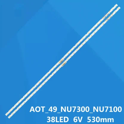 Tira de luces LED de retroiluminación, accesorio para Samsung UE49NU7102U UE49RU7449 UE49RU7412 UE49RU7402 UE49RU7470 UE49RU7405 UA49NU7100RXUM UA49NU7100RXTW