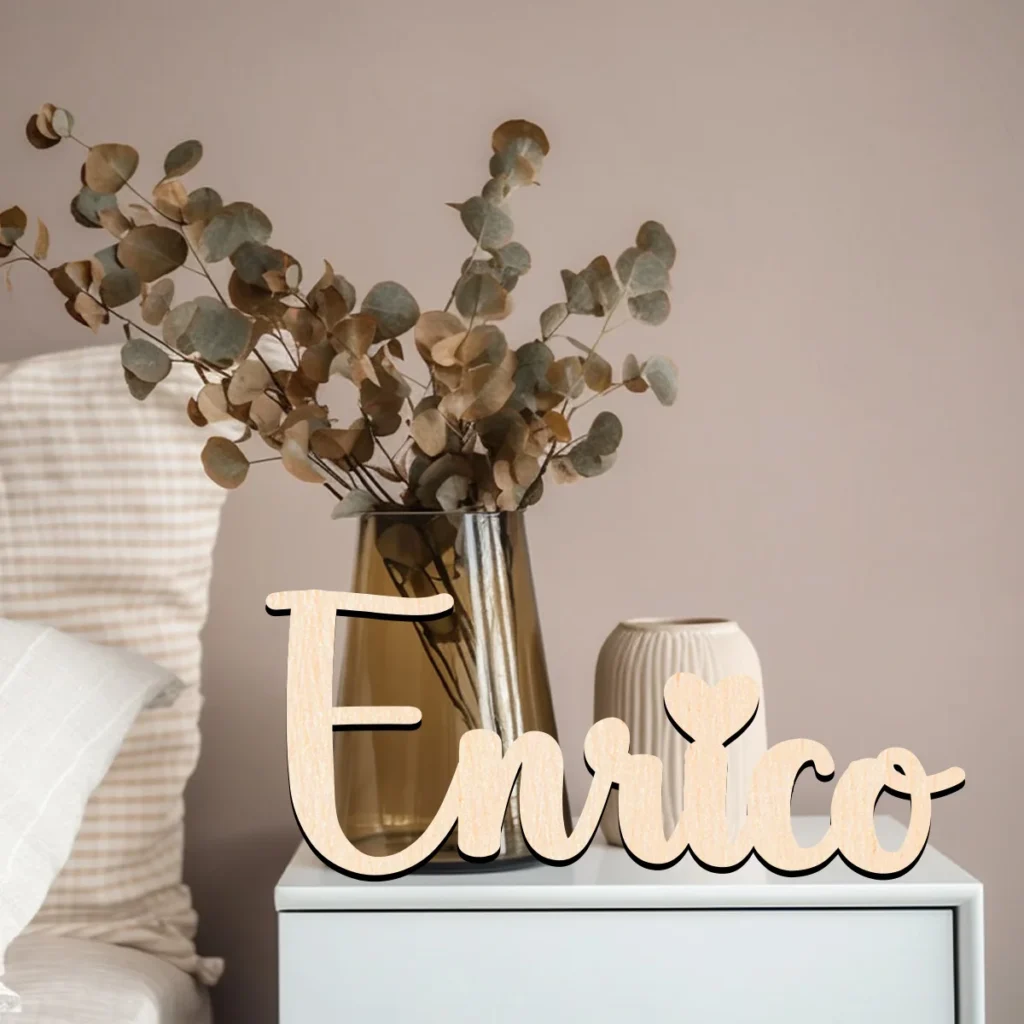 Darren-letrero de madera con texto personalizado, placa decorativa de mesa de estilo tradicional para dormitorio, 1 ud.