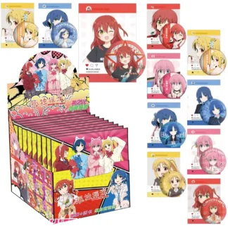 Juego Popular de Anime japonés, insignia redonda de alta calidad, accesorios para mochila, juguetes para fanáticos, tarjeta transparente, regalo de Navidad para niños