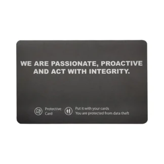 Tarjeta de bloqueo RFID de 5 uds., una tarjeta que protege la cartera completa, Protector de pasaporte de tarjeta de crédito de débito NFC para funda de pasaporte, monedero