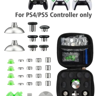 DATA FROG-botones de bala de repuesto de Metal, controlador de pulgares, Kit de reparación de repuesto ajustable para accesorios PS4/PS5