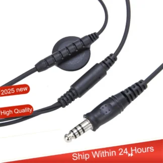 AC18 (garantido) U94 PTT casco de motocicleta auriculares 3,5 Mm enchufe walkie-talkie casco bidireccional auriculares para personas policías usando Hel