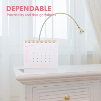 Tapa de escritorio 2024 para escritorio, suministros de oficina, calendario de escritorio para el hogar, adorno de calendario mensual, encuadernación resistente de papel grueso, tamaño compacto