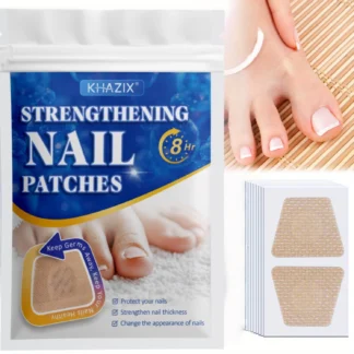 32 pegatinas autoadhesivas para uñas, adecuadas para uñas débiles, amarillas, rotas o gruesas, con aceite de árbol de té, adecuadas para uñas de los pies a