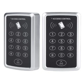 Teclado de Control de acceso RFID de 125KHz, lector de tarjetas EM, sistema de Control de acceso de puerta, abridor de cerradura de puerta, sistema de teclado M203 1500 usuarios