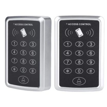 Teclado de Control de acceso RFID de 125KHz, lector de tarjetas EM, sistema de Control de acceso de puerta, abridor de cerradura de puerta, sistema de teclado M203 1500 usuarios