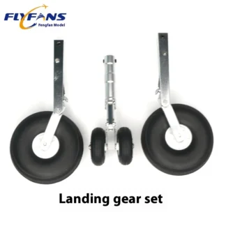 Flyfans Mig-25 imagen de ala fija máquina Real amortiguador de Metal tren de aterrizaje gusano electrónico accesorios retráctiles