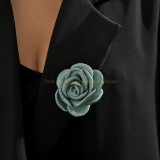 D46e broches lujo para mujer bufandas hebilla hebilla ropa tela tela broche camisa