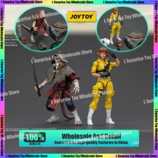 En Stock Joy Toy JT00669 JT00652 TMNT April O'Neil Splinter Anime figuras de acción modelo Kit de modelismo juguetes personalizados regalos