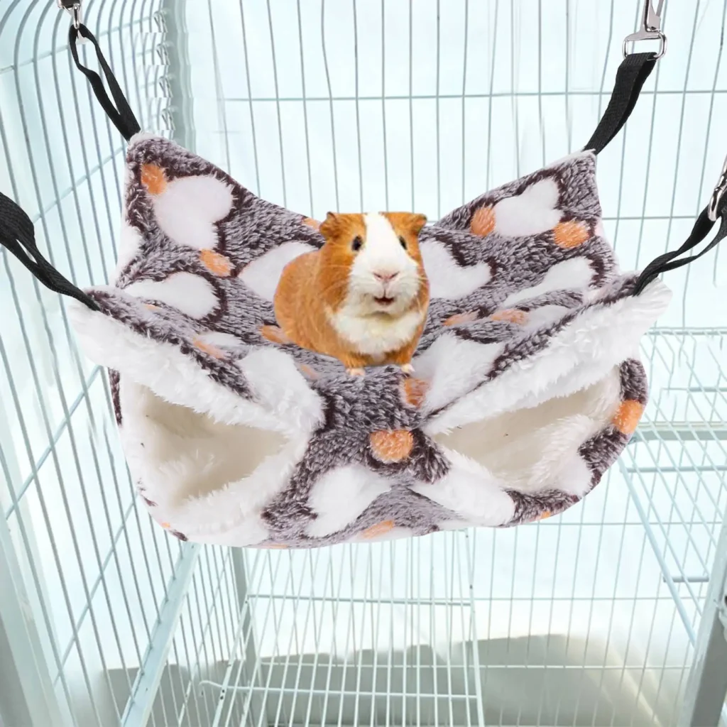 ABVG-2 piezas conejillo de indias rata hamaca conejillo de indias hámster hurón hamaca colgante cama para animales pequeños Chinchilla