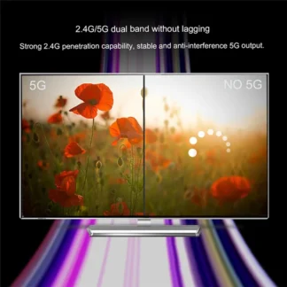 【Ltem caliente】 Receptor de pantalla de doble banda 4K Adaptador de dongle de palo para compartir pantalla de TV para HDTV de baja latencia