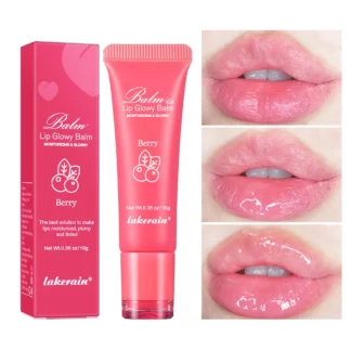 Bálsamo labial brillante, brillo de labios transparente hidratante con manteca de karité, potenciador de labios Natural, gelatina, maquillaje hidratante de larga duración