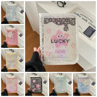 Carpeta A5, cubierta para álbum de fotos, soporte para sesión fotográfica Simple de PVC, hermoso estilo coreano, colección de fotos, cubierta de libro, regalos para niñas