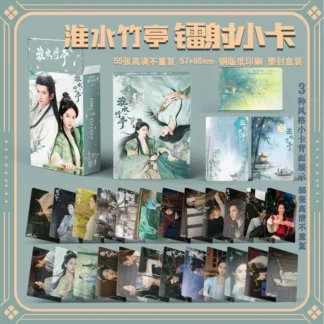 55 unids/caja Drama Love In Pavilion tarjeta Lomo láser-Zhang Yunlong y Liu Shishi tarjetas fotográficas de 3 pulgadas regalo para seguidores