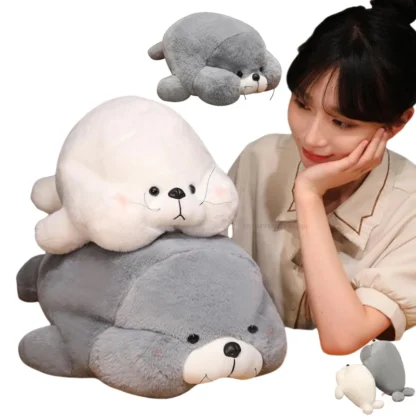 Sello de simulación de animales de organismo marino, decoración del hogar Súper suave, divertido y Adorable, regalo de cumpleaños para niñas y niños, cojín trasero, 85cm, nuevo