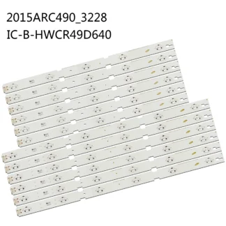 Tira de LED para iluminación trasera para 2015ARC490_3228_L06 R05 ZLP60600-AC ZNL60600 ZLN60600-AC ZLP60600 ZLG60600 LC490DUY SH A1