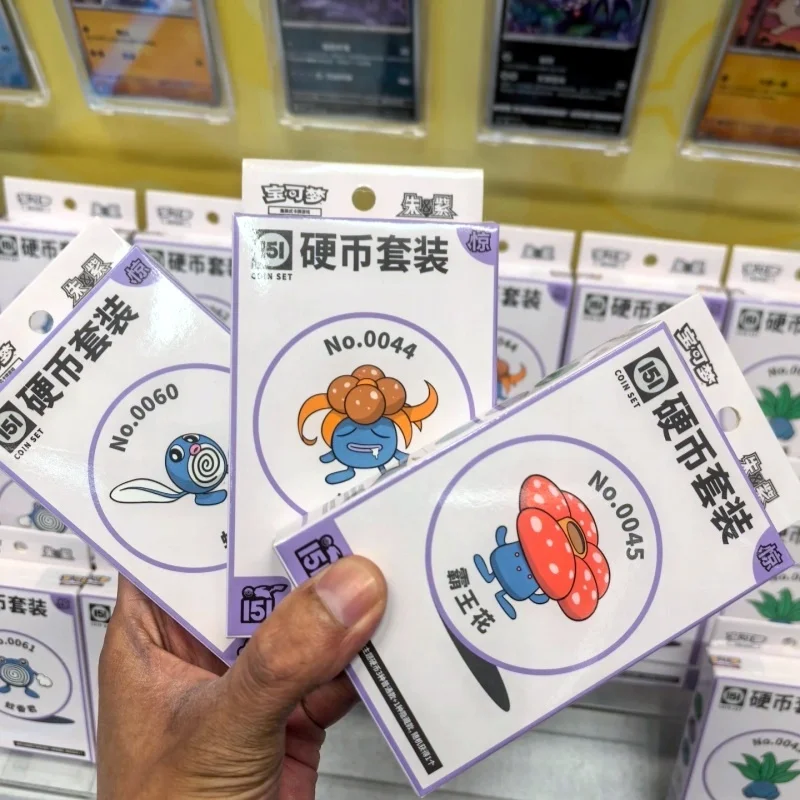 En Stock, Pokes originales, tarjeta Ptcg de comercio, 151c Jing, juego de monedas chinas simplificadas, estilo aleatorio, colecciones de regalos de cumpleaños, tarjeta de juguete