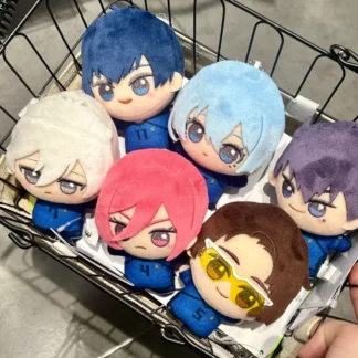 Cerradura azul Hiori Isagi Yoichi Nagi Seishiro Mikage 10cm muñeco de peluche esponjoso Maumet llavero colgante marioneta encanto Anime regalos para fanáticos