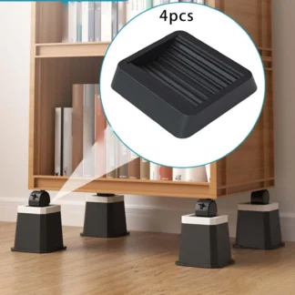 Paquete de 4 protectores de suelo de madera dura, almohadillas protectoras de fácil uso, tazas de muebles para sofá