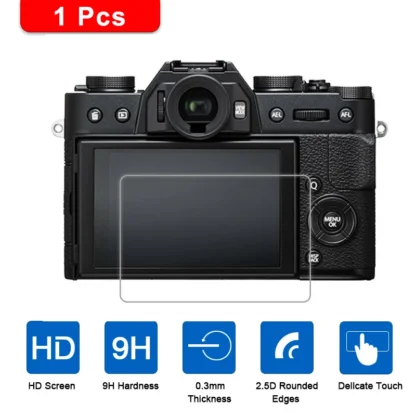 1 paquete para Fujifilm X-T1 X-T2 XT1 XT2 0,3mm 2.5D 9H Protector de pantalla de vidrio templado transparente cámara Digital LCD película protectora de piel