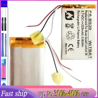 Batería AHB372235PST 225Mah GPS Mp3 coche Dvr PR-452035 para Bose QC20 para Quietcomfort 20 502035 Bateira + herramientas