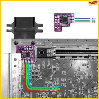 Kit MOD A25P N64 RGB para consolas N64 NTSC, Chip de módulo RGB para Nintendo 64 NTSC, módulo de salida RGB modificado duradero