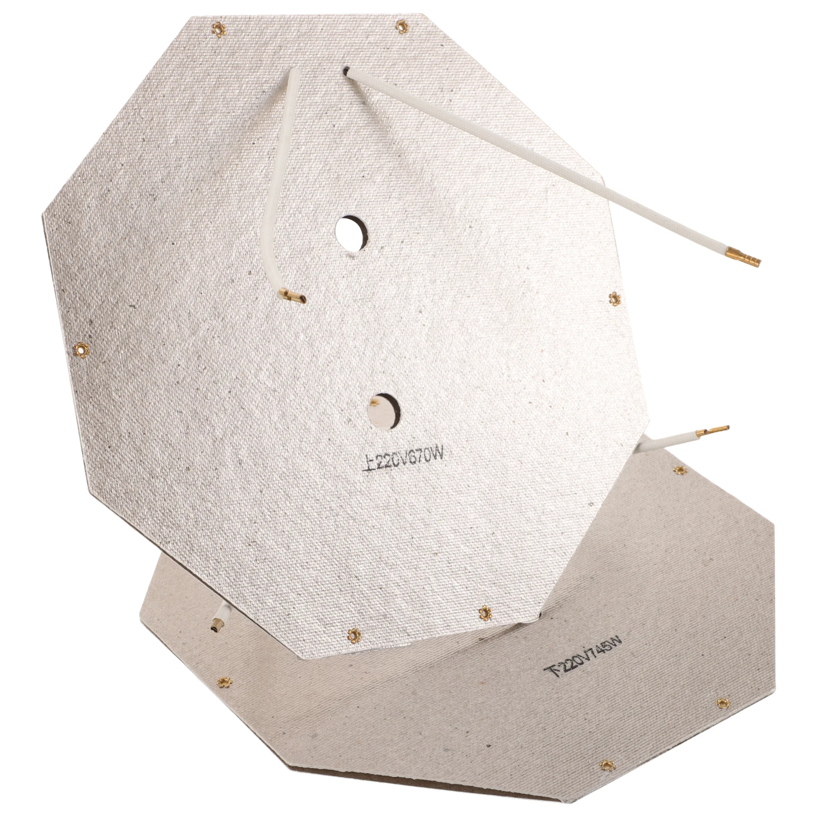 Juego de láminas calefactoras de Mica para máquina de gofres, placa de conducción de calor, fácil instalación, uso comercial, reparación de accesorios de repuesto, 1 Juego