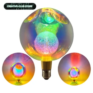 E27 P90 P120 P150 bombilla LED de bola redonda AC 220V 3W lámpara Retro Vintage iluminación decorativa lámpara decorativa Edison luces de ambiente