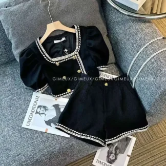 Conjunto de pantalones cortos para niños pequeños, ropa de verano de manga corta de 1 a 10 años, chándal de 2 uds., trajes bonitos para bebés 2025