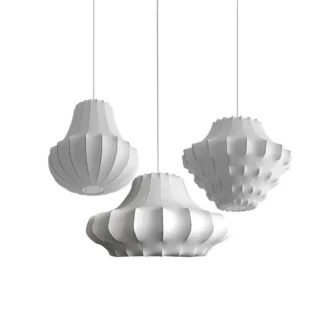 Candelabro LED de seda de diseño moderno para sala de estar, accesorios de iluminación para el hogar, comedor, cocina, Isla, luces colgantes de suspensión