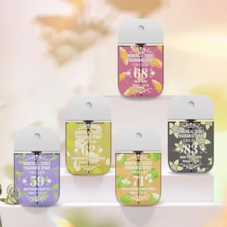 Spray de tarjeta de viaje fresco para mujer, Perfume Digital brasileño sin Alcohol, pulverizador de vainilla delicioso, Perfume de tamaño de viaje para mujer