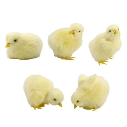 634F Dibujos animados peluche pollo Pascua vacaciones decoración habitación animales peluche decoraciones del hogar