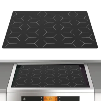 Estera protectora para placa de inducción, estera para estufa a prueba de polvo, cubierta antideslizante para Cocina de Inducción, Protector multifuncional para mesa de cocina