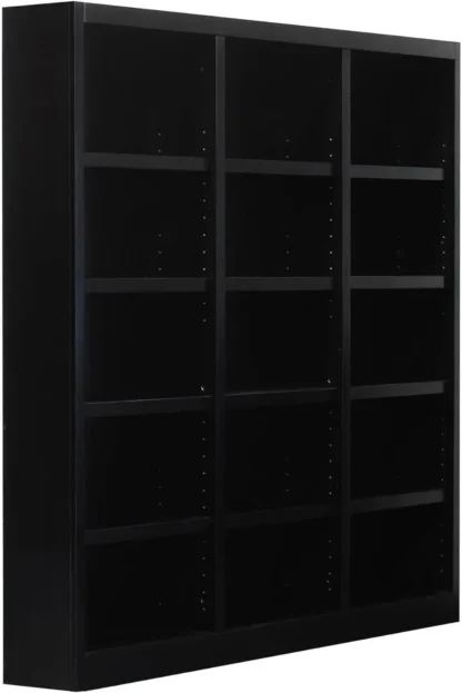 [¡Envío gratis! ¡Oferta caliente! ]Librería tradicional de madera de triple ancho y 15 estantes de 72" de alto en color espresso