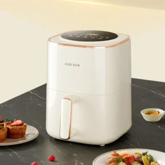 [Nuevo modelo] freidora de aire doméstica sin aceite y saludable inteligente Visual completamente automático multifunción horno eléctrico integrado