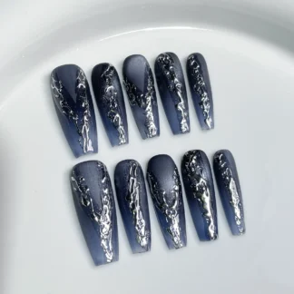 10 Uds. De uñas postizas hechas a mano, estilo chica picante, uñas adhesivas, uñas postizas, Uñas Наклад Ногти Faux Ongle